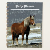 Belgisch trekpaard in Paddock Daily Planner (Voorkant)