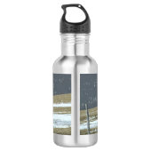 Belgisch trekpaard in Paddock waterfles (Achterkant)