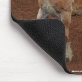 Belgisch trekpaard paardenliefhebber Mousepad Muismat (Hoek)
