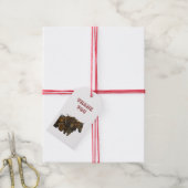 Belgisch Trekpaard Team Cadeautag Cadeaulabel (Met Touw)