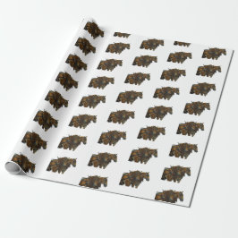 Belgisch Trekpaard Team Inpakpapier Rol