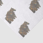 Belgisch Trekpaard Team Tissue Papier (Detail)