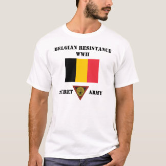 Belgisch Verzetsgeheim Leger T-shirt