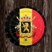 Belgisch vlaggendartboard & België/spelraad Dartbord