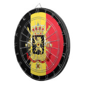 Belgisch vlaggendartboard & België/spelraad Dartbord (Voorkant Rechts)