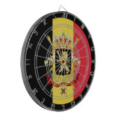 Belgisch vlaggendartboard & België/spelraad Dartbord (Voorkant Links)