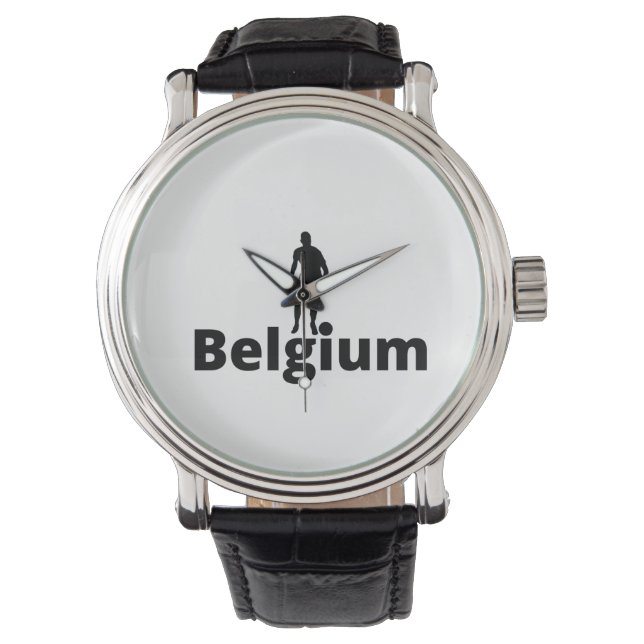 Belgisch voetbal horloge (Voorkant)