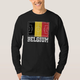 Belgisch voetballand vlag Belgische vlag T-shirt