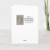 Belgisch vuurvast Wenskaart Kaart (Achterkant)