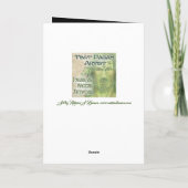 Belgisch vuurvast Wenskaart Kaart (Achterkant)