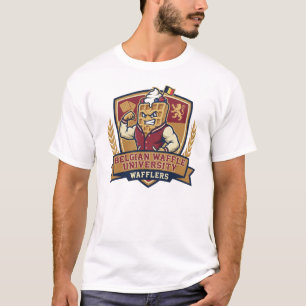 Belgisch Wafels Universitair Atletiek Logo Ajay T-shirt