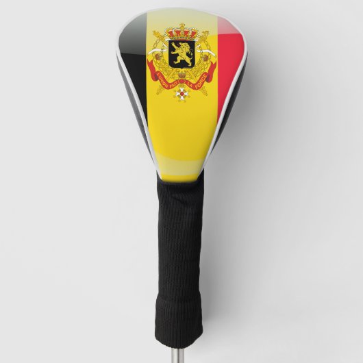 Belgisch wapenschild golfheadcover (Voorkant)