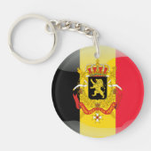 Belgisch wapenschild sleutelhanger (Voorkant)