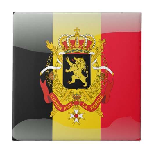 Belgisch wapenschild tegeltje (Voorkant)