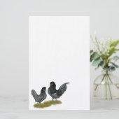 Belgisch waterbedrijf Bantams Briefpapier (Staand voorkant)