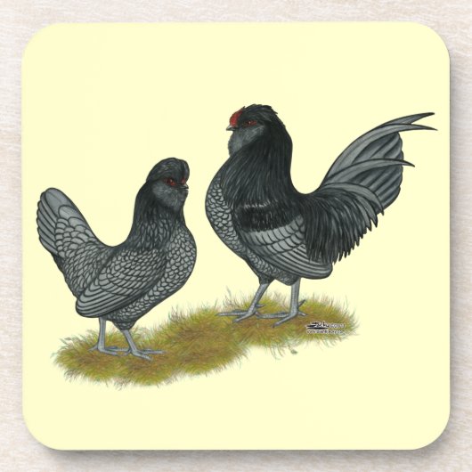 Belgisch waterbedrijf Bantams Drankjes Onderzetter (Voorkant)