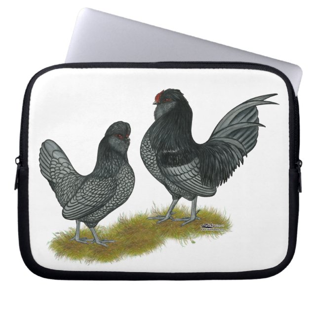Belgisch waterbedrijf Bantams Laptop Sleeve (Voorkant)