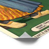 Belgisch zedenpredikaat Vintage poster 1910 (Hoek)