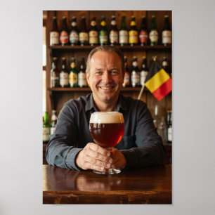 Belgische Alehouse Welkomstposter Poster