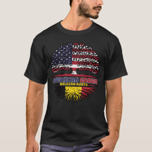 Belgische Amerikaanse Amerikaanse US Verenigde Sta T-shirt