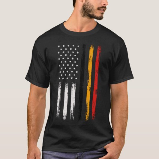 Belgische Amerikaanse vlag T Shirt - Pride Belgium (Voorkant)
