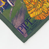 Belgische Art Nouveau Automobile Ad Fleece Deken (Hoek)