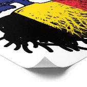 Belgische Australische Australië - boomstammen Poster (Hoek)