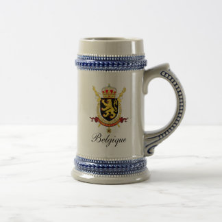 Belgische Beer Stein - Crests Bierpul