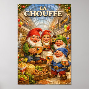 Belgische Bier Winkelavonturen Poster