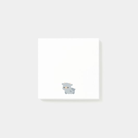 Belgische Blauwe Koe Post-it® Notes (Voorkant)
