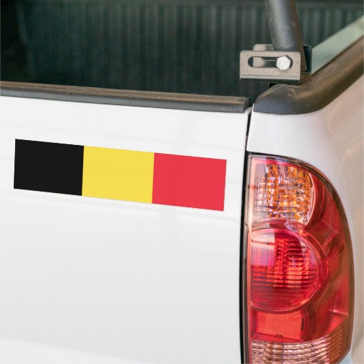 Belgische Bumpersticker (Op Truck)
