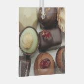 Belgische chocolade glas ornament (Voorkant Rechts)