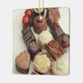 Belgische chocolade keramisch ornament (Links)