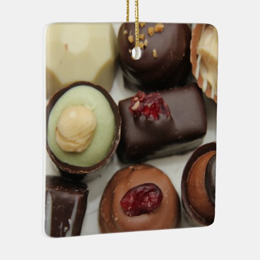 Belgische chocolade keramisch ornament (Rechts)
