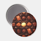 BELGISCHE CHOCOLADE MAGNEET (Voorkant / Achterkant)