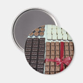 Belgische chocolade magneet (Voorkant / Achterkant)