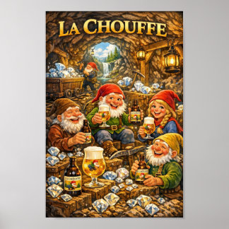 Belgische Diamantmijn Brouw Fantasie Poster