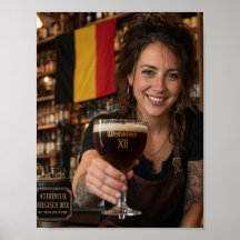 Belgische Donkere Ale Herberg Welkomstposter