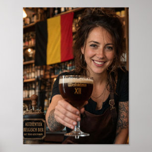 Belgische Donkere Ale Herberg Welkomstposter Poster