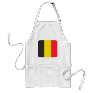 Belgische driekleur van Belgie keukenschort Standaard Schort
