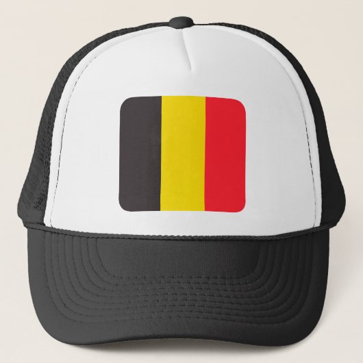 Belgische driekleur van Belgie pet (Voorkant)