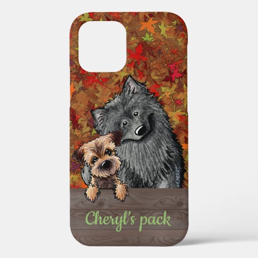 Belgische en Border KiniArt Case-Mate iPhone Case (Achterkant)