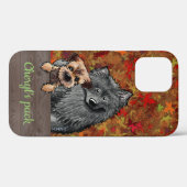 Belgische en Border KiniArt Case-Mate iPhone Case (Achterkant (horizontaal))