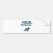 Belgische Groenendael Bumpersticker (Voorkant)