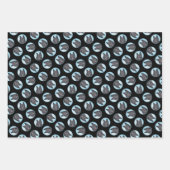 Belgische Groenendael Herdershond Zwarte Schilderh Inpakpapier Vel (Voorkant 3)