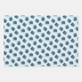 Belgische Groenendael Herdershond Zwarte Schilderh Inpakpapier Vel (Voorkant)