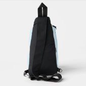 Belgische Groenendael Herdershond Zwarte Schilderh Sling Bag (Achterkant)