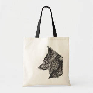 belgische groenendael hond tote bag