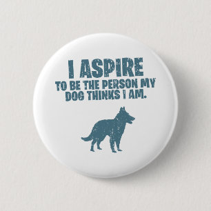 Belgische Groenendael Ronde Button 5,7 Cm