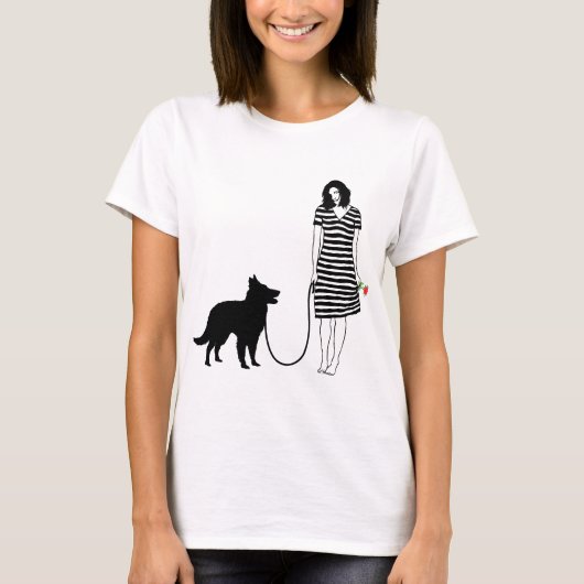 Belgische Groenendael T-shirt (Voorkant)